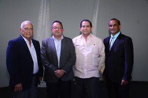 Ricardo Barceló, Angel Estévez, Amilcar Romero y César Espaillat