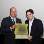 Bautista RojasMinistro de Medio Ambiente y Marcial Giraldez Presidente de Ocean Adventures
