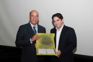 Bautista Rojas,Ministro de Medio Ambiente y Marcial Giraldez, Presidente de Ocean Adventures
