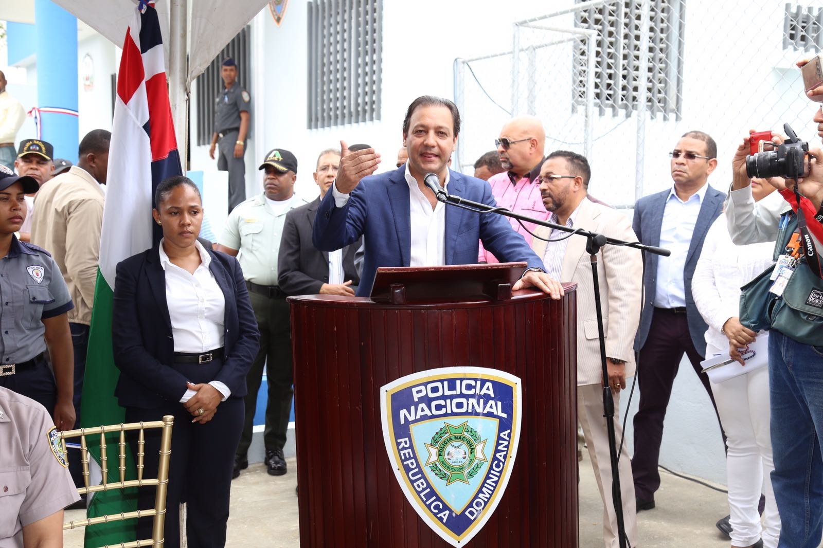 Abel Martinezen inauguracion cuartel PN 1