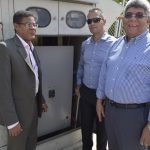 Foto de principal Junto a los ingenieros Geovanny Muñoz y Arcadio RODRIGUEZ