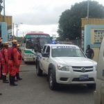 defensa civil evacua 117 reclusos y 69 reclusas de la carcel de rafey en santiago