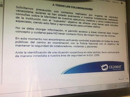 desmienten rumor sobre atracos en la plaza de la salud