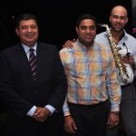 2 El senador Euclides Sánchez el alcalde Kelvin Cruz y Frandy Sax.