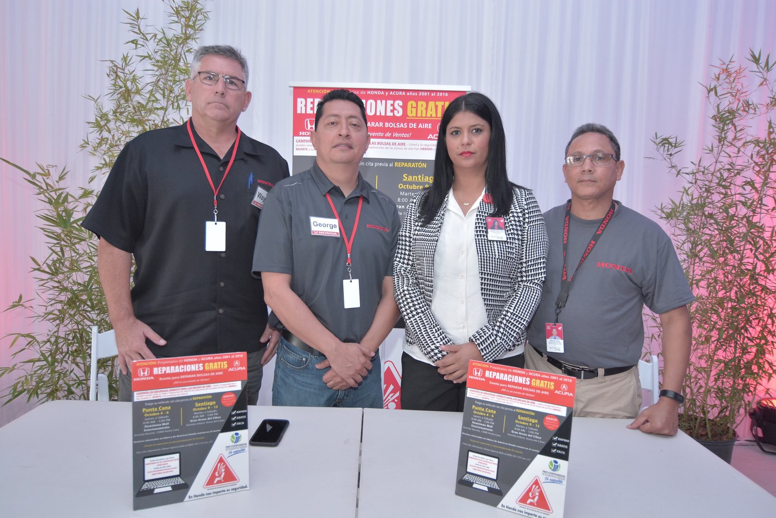 Wayne Waszkierwicz George Cervantes Miguelina Rosario y Bernardo Ortega