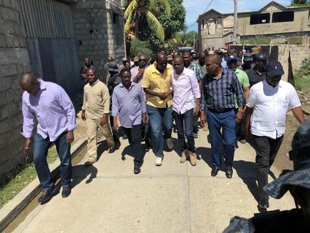 presidente haitiano visita zonas afectadas por terremoto