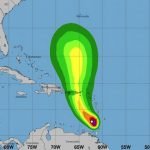 la tormenta karen entra al caribe con vientos de 65 kilometros por hora