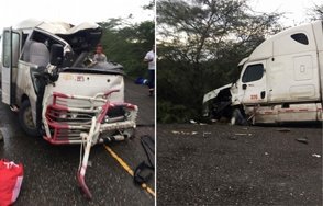 tres muertos y doce heridos en accidente de transito en dajabon 1