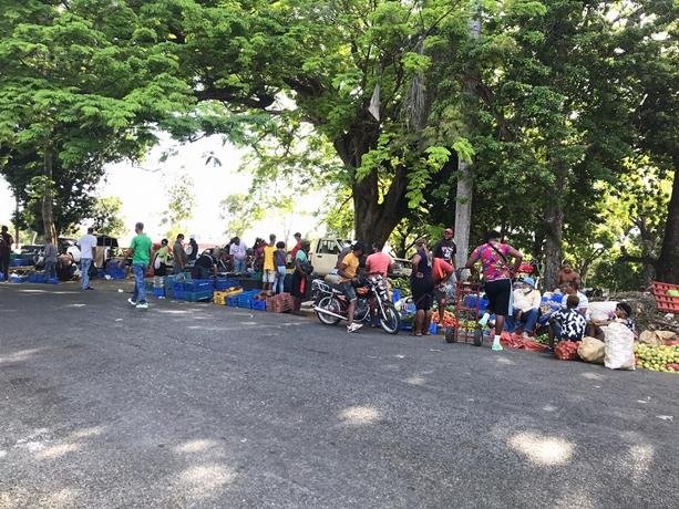 amplio-trafico-de-vehiculos-en-reinicio-de-actividades-comerciales-en-puerto-plata