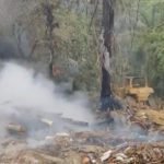 incendio afecta alrededores de vertedero de sosua en puerto plata