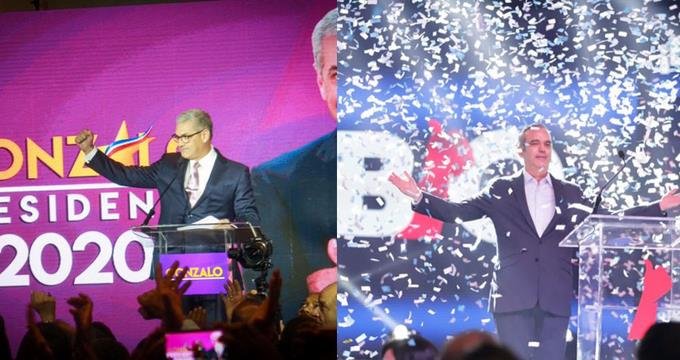 abinader y gonzalo cerraron ayer sus campanas pidiendo el voto para ganar