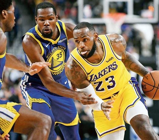 lebron y durant seran los capitanes juego de estrellas