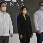 Eduardo Sanz Lovaton la vicepresidenta Raquel Pena y Erick Alma.