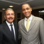 Danilo Medina y Ariel Contreras