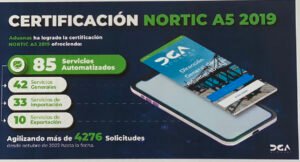 Foto Certificacion Nortic A5 2019