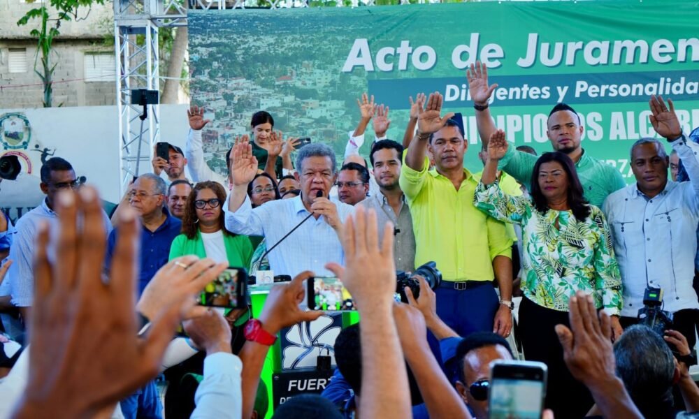 Juramentacion Fuerza del Pueblo Los Alcarrizos